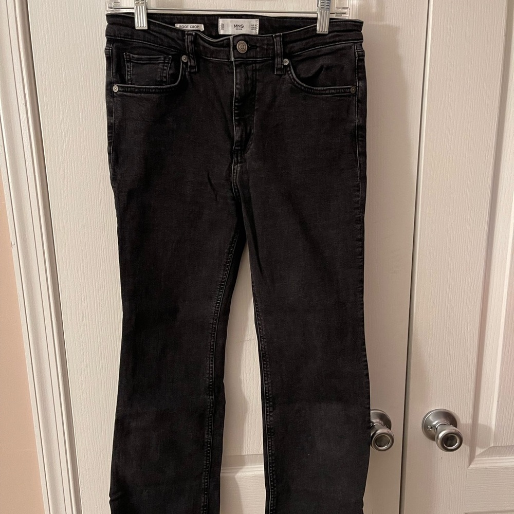 Mango boot crop jeans